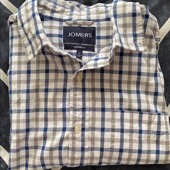 JOMERS Blue/White Button Down - Picture 1 of 6